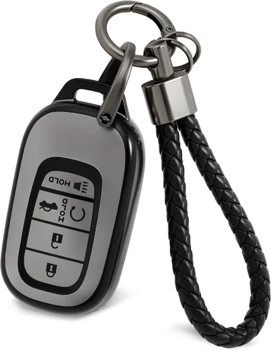 Vista 12 de PIFOOG Funda negra para llavero Honda Accord Civic CR-V Pilot HR-V
