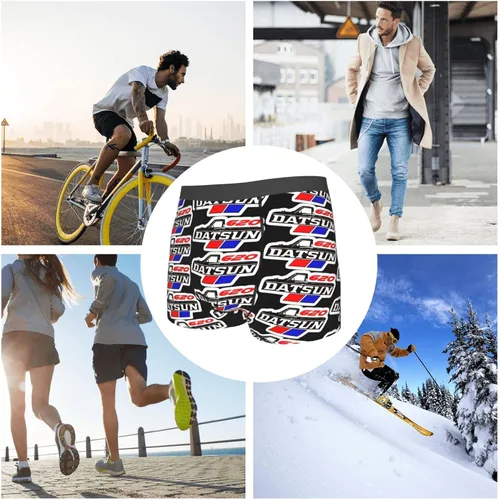 Vista 7 de MISSBIE Datsun - Pantalones cortos para hombre, ropa interior cómoda para hombre