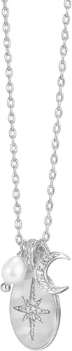 Vista 5 de PAVOI - Collares con dije de moneda bizantina grabada chapada en oro de 14 quilates, para mujer, bohemio