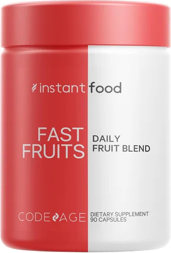 Vista 7 de Codeage InstantFood Easy Veggies + Fast Fruits Bundle – Suplemento de cápsulas de mezcla de verduras y frutas – Fórmula de fitonutrientes a base