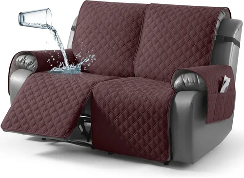 Vista 60 de TAOCOCO - Funda antideslizante para silla reclinable, funda para sofá, funda para silla reclinable pequeña con correas elásticas, protector