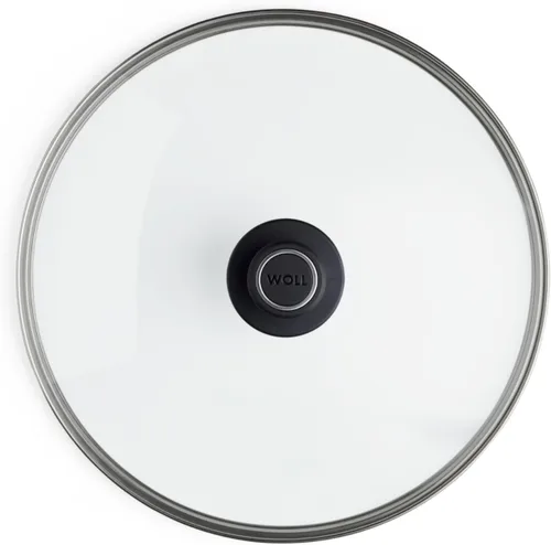 Vista 2 de Woll Tempered Glass with Stainless Steel Rim and Vented Knob Round Lid, 12", Clear