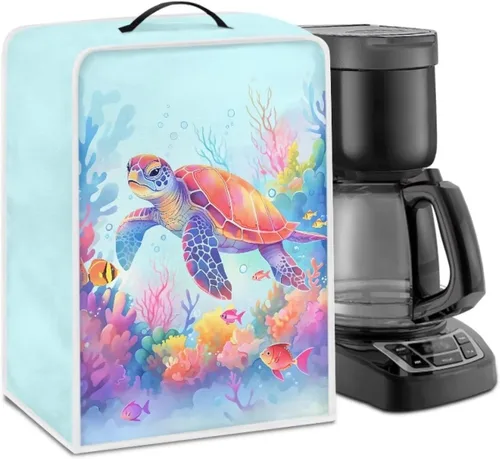 Vista 57 de Cubiertas antipolvo para máquina de café cruzado con bandera estadounidense, para mezclador, máquina de jugo, mantiene la cocina y la oficina