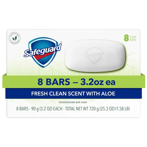 Vista 13 de Safeguard Jabón en Barra Micelar de Limpieza Profunda para Baño, elimina el 99 por ciento de las bacterias, deja la piel suave, aroma fresco