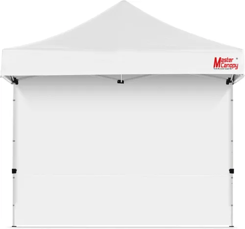 Vista 9 de MASTERCANOPY Toldo de 8x8 pies SunWall Toldo Instantáneo Pared Lateral para Toldos Emergentes Tiendas Gazebos, Protección UV Solo Pared Lateral Azul