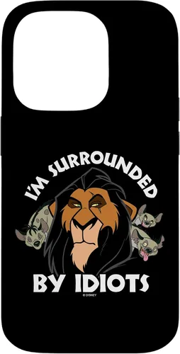 Vista 17 de Funda para iPhone 16 Disney The Lion King Scar I'm Surrounded By Idiots