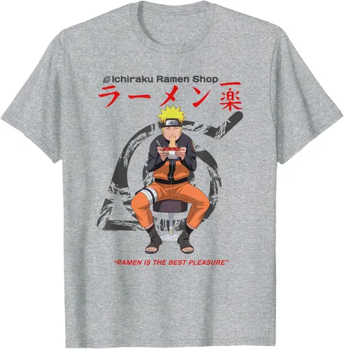 Vista 9 de Naruto Camiseta de anime Shippuden Ichiraku Ramen Shop Naruto Blanco