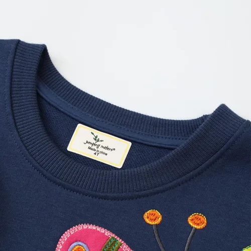 Vista 74 de Sudaderas para niñas pequeñas, cuello redondo, sin botones, de manga larga, para invierno, casual, ropa 2T-7T, Dinosaurio