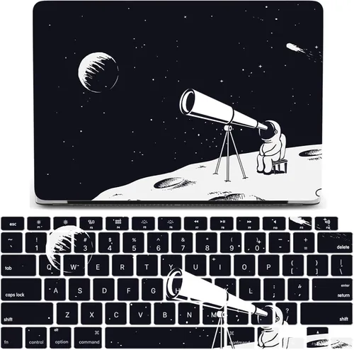 Vista 8 de IVY Funda de astronauta para MacBook Pro 13 (2009-2012, modelos: A1278) Funda rígida con cubierta de teclado - A