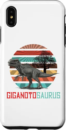 Vista 11 de Funda para iPhone 11 Pro Max Giganotosaurus Retro T rex dinosaurio prehistórico para el Día del Padre