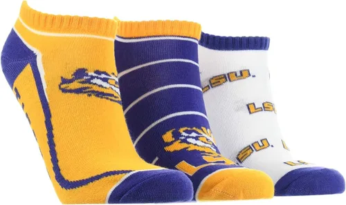 Vista 12 de TCK NCAA No Show Socks for Men and Women, Full Field 3 Pack, Low Cut Ankle Socks College Graduation Gift