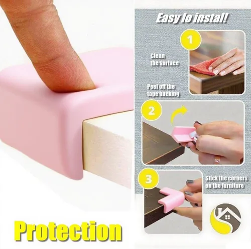 Vista 65 de Protectores de espuma compatibles con anclaje de pared para muebles, protectores de espuma para paredes, protectores de esquina con funciones