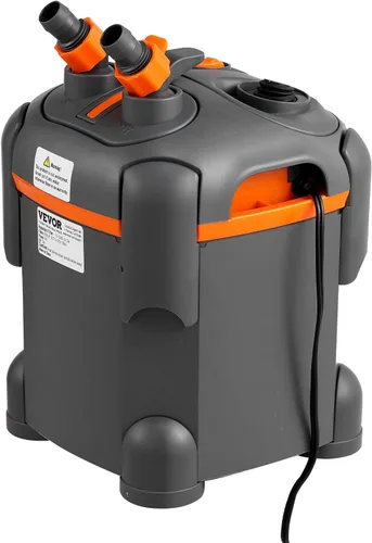 Vista 10 de VEVOR Filtro de Acuario 172GPH, Filtro de Cápsula 20-35 Galones, Filtro Interno de Acuario Ultra-Silencioso con Protección UV, Filtro de Potencia