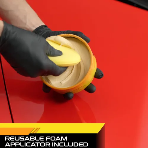 Vista 7 de Cera carnauba en pasta para automóviles – Formula 1, brillo superintenso, 12 onzas.