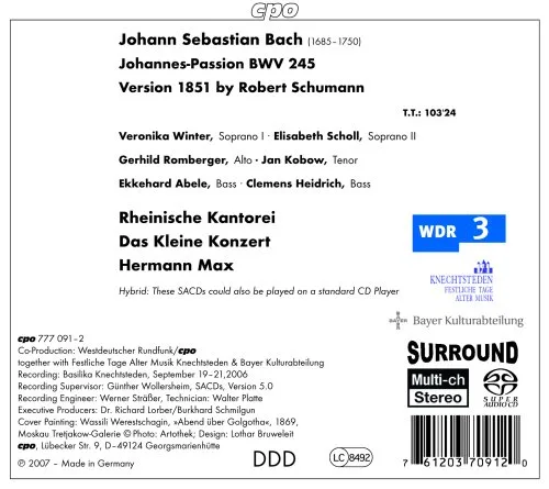 Vista 3 de Johannes Passion