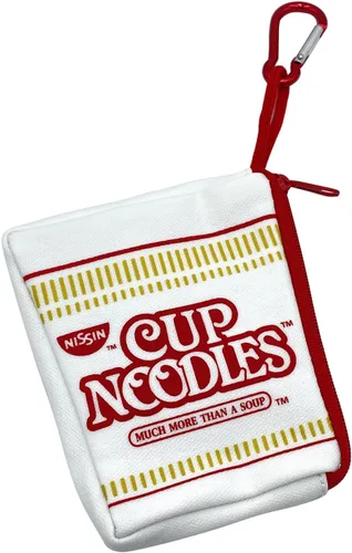 Vista 3 de Nissin Cup Noodles Monedero, blanco, pequeño, Blanco, Monedero