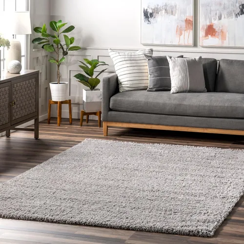 Vista 13 de nuLOOM Marleen - Alfombra decorativa contemporánea, 2 x 3, gris