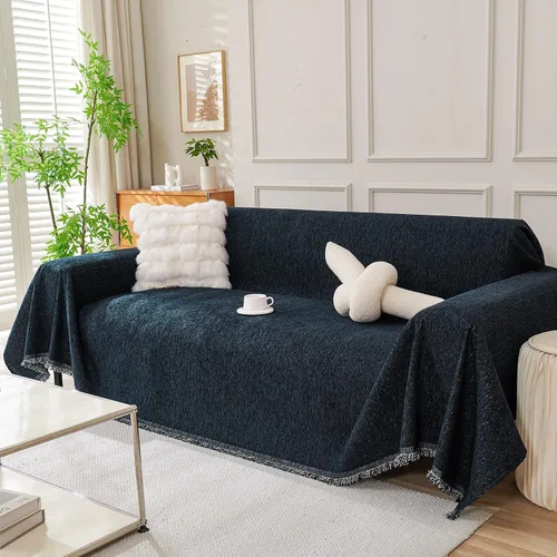 Vista 37 de VClife Funda para silla con acento azteca bohemio de 59 x 71 pulgadas, funda reversible y lavable de felpilla para sillón, color marrón castaño