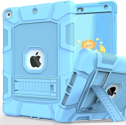 Vista 19 de Funda para iPad de 7ª/8ª generación, funda para iPad 10.2, híbrida, resistente, a prueba de golpes, funda de protección contra caídas construida