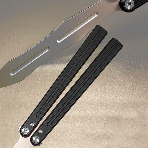 Vista 3 de KEEDAS Mango de canal integral de aluminio, multiherramienta ultraligera y duradera, equilibrio e inercia, ideal para Navidad, cumpleaños, Negro