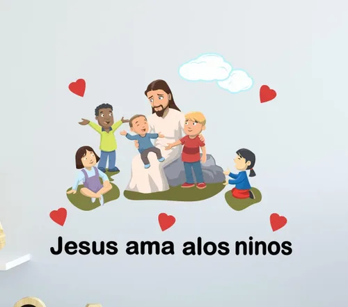 Vista 9 de Calcomanías de pared para niños, decoración de aula de iglesia, guardería, decoración de pared, calcomanías de versículo bíblico cristiano, sala
