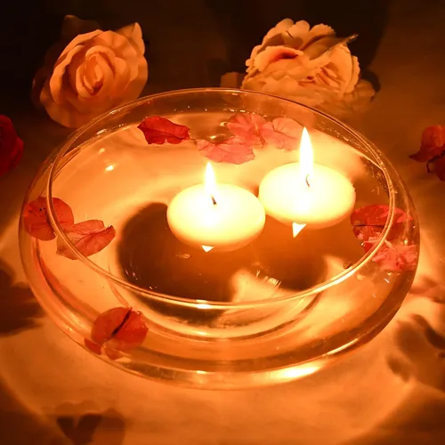 Vista 6 de Zest Candle Velas flotantes marfil de 2 1/4 pulgadas