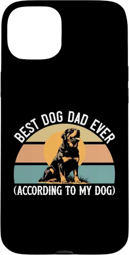 Vista 9 de Rottweiler Dog Lover Gift, Best Dog Dad Ever, Rottie Father Case for iPhone 17