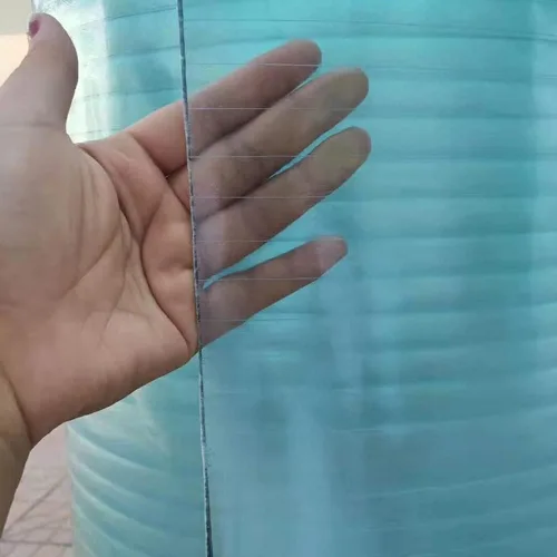 Vista 5 de Hoja para techos de policarbonato, paneles transparentes de luz solar, alta capacidad de carga, resistente a los impactos, fácil de doblar y cortar