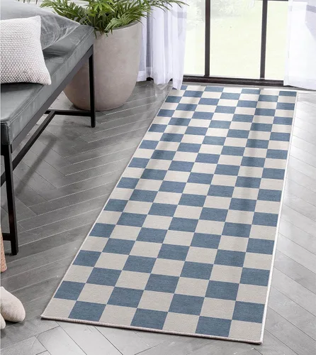 Vista 13 de Well Woven Apollo Flatwoven Modern Squares Alfombra multicolor de 3 pies 3 pulgadas x 5 pies para niños