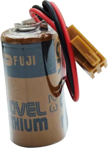Vista 7 de KAKAA - Batería de litio de 3 V, 2000 mAh, CR2/38.L, para Fuji CR2/3 8.L 3 V, PLC, FDK CR17/33 con enchufe marrón