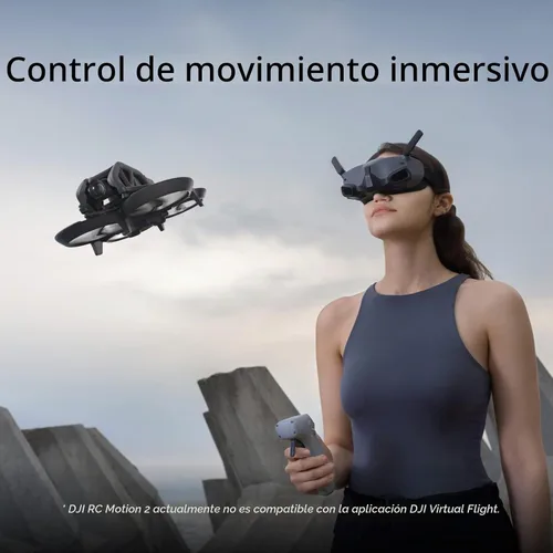 Vista 3 de DJI RC Motion 2 - Controlador inteligente inmersivo, operación multidireccional, accesorio multifuncional e intuitivo para FPV, compatibilidad