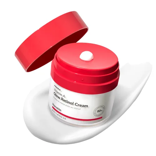 Vista 10 de Hanskin Suero facial de retinol puro 0.1% para cara, reduce las líneas finas y arrugas, signos de envejecimiento para el día y la noche, suavizante