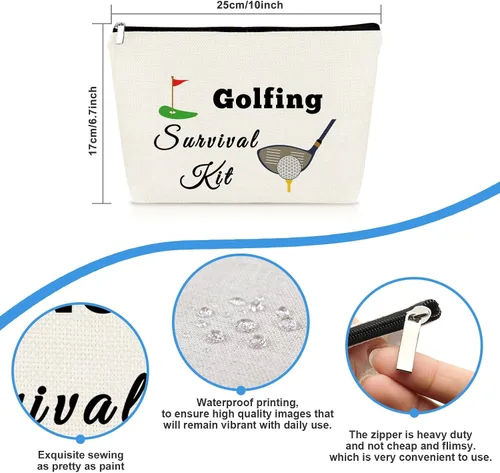 Vista 2 de Bolsa de maquillaje de regalo de deportista, Estilo de golf 1