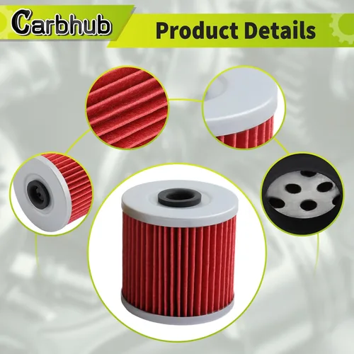 Vista 6 de Carbhub 11013-1275 Bujía de aceite de filtro de aire Reemplazar 11013-1275 apto para Kawasaki KLF220 KLF250 KLF300 Bayou 220 250 300