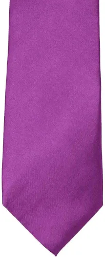 Vista 413 de tiemart Corbata de color sólido para hombre Longitud estándar