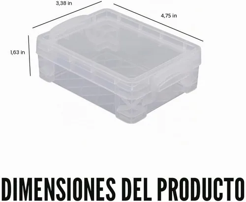 Vista 10 de Super Stacker Caja de crayón y tiza, 3.5in x 4.75 in x 1.5 in, 1 caja