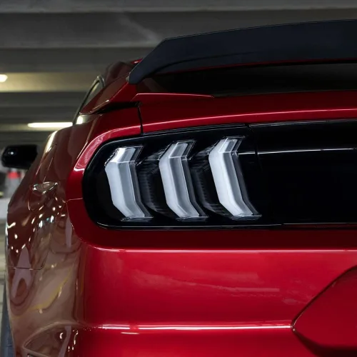 Vista 7 de Form Lighting Luces traseras LED secuenciales compatibles con Ford Mustang 2015-2023 (par), transparentes