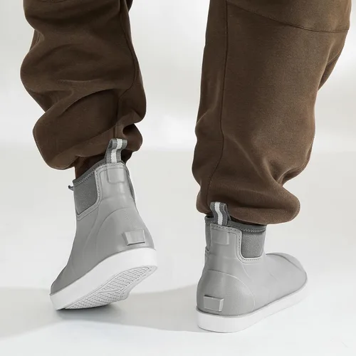 Vista 8 de Botas de cubierta para hombre, impermeables, antideslizantes, botas Gris