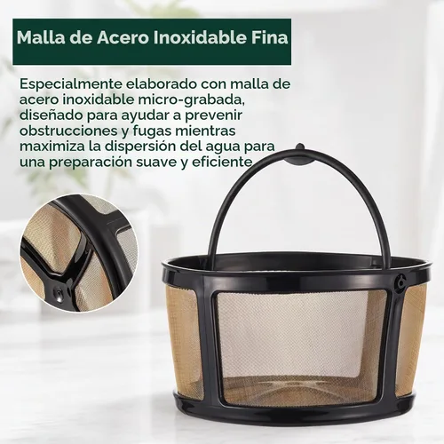Vista 7 de 2 Reusable K Cups for Keurig Duo Gen 2 - Carafe Mesh Coffee Filter Basket
