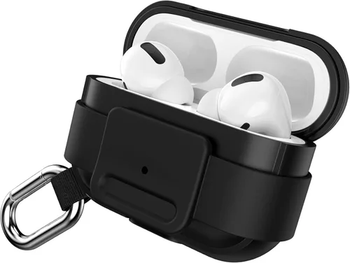 Vista 4 de Speck Productos Presidio Clickflip Apple Airpods PRO 1ª Generación Funda, Negro