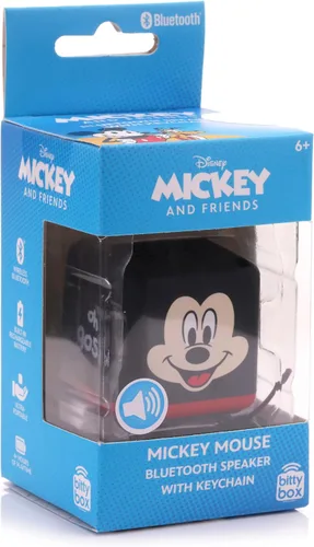 Vista 6 de Bitty Boomers Disney: Mickey Mouse - Bitty Box - Llavero con altavoz Bluetooth de 1.3 pulgadas