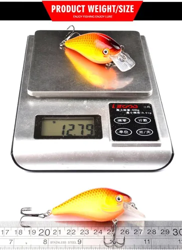 Vista 4 de PROBEROS Juego de señuelos de pesca Crankbaits Hard Baits Boat Ocean Topwater Señuelos Kit de aparejos de pesca, juego de cebos duros para trucha