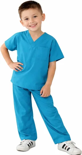 Vista 8 de Natural Uniforms - Juego de uniforme para hacer aseo para niños (tacto suave), 4