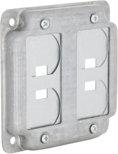 Vista 15 de Hubbell-Raco 800C 1 Toggle - Cubierta de trabajo cuadrada expuesta de 4 pulgadas