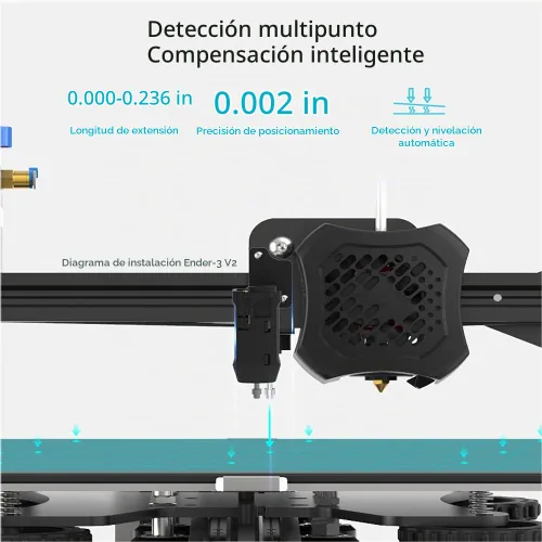 Vista 3 de Offilial CR Touch Kit de sensor de nivelación automático de cama compatible con Ender 3 V2/Ender 3 Pro/Ender 3/Ender 3 Max/Ender 5/Ender 5Pro/CR 10