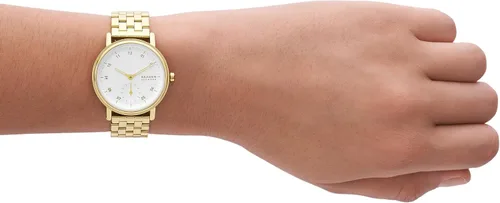Vista 5 de Skagen Women's Kuppel Lille Two-Hand Sub-Second Watch with Steel Mesh or Leather Band