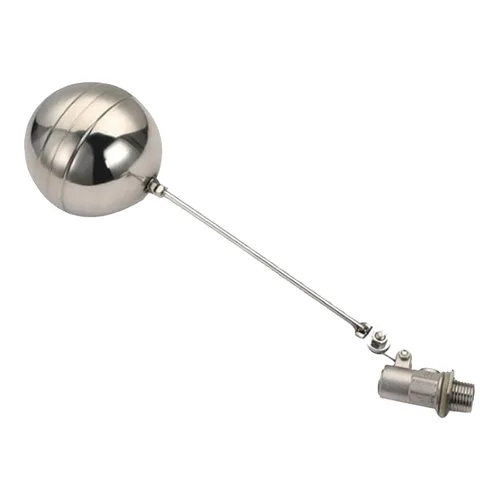 Vista 7 de Float Balls Valves Stainless Level Valves Automatic Control Threaded Water Tank Valves Adjustable Replacement Suitable for W, DN15 0.5inch, as