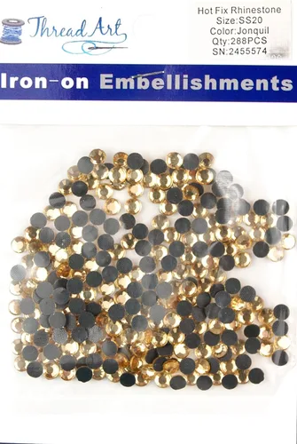 Vista 55 de Estrás para aplicar con calor - 6SS, 10SS, 16SS, 20SS, 30SS - 32 colores Iron-on hotfix rhinestones - add brilliant sparkle to apparel, denim