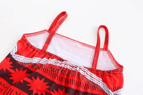 Vista 3 de RuuYiicoco Disfraz de princesa para niñas pequeñas disfraz de aventura hawaiana para cosplay