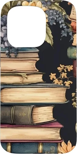Vista 14 de Funda para iPhone 16 Vintage Floral Book Lover